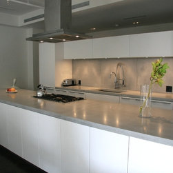 Concrete kitchen countertops - Kitchen Countertops