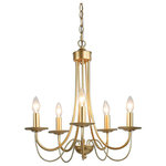 LNC - 5-Light Modern Matte Glod Candle Style Large Chandelier for Living Room - At LNC, we always believe that Classic is the Timeless Fashion, Liveable is the essential lifestyle, and Natural is the eternal beauty. Every product is an artwork of LNC, we strive to combine timeless design aesthetics with quality, and each piece can be a lasting appeal.