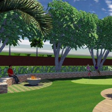Mini Golf and Fire Pit area