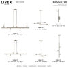 Livex Lighting Bannister 8-Light Brushed Nickel Large Chandelier