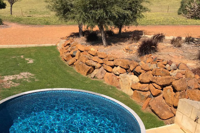 This is an example of a small mediterranean pool in Perth.