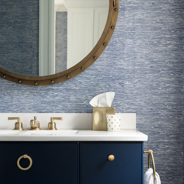 Newton Centre Renovation: Powder Room