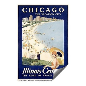 CGSignLab |Gulf Coast by Proehl Outdoor Contour Wall Decor Illinois Central | 18x27 5-Pack Vintage Poster