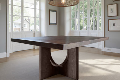 Minimalist dining room photo in Portland