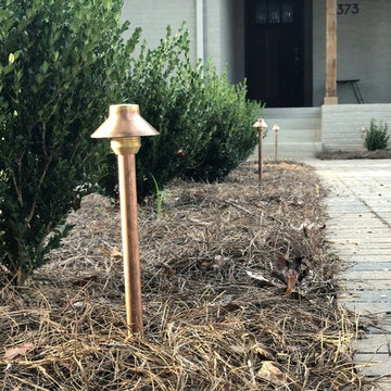 Driveway Parking Addition, Porch Extension, Landscape, and Low Voltage Lighting