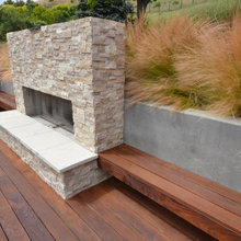 Outdoor fireplace