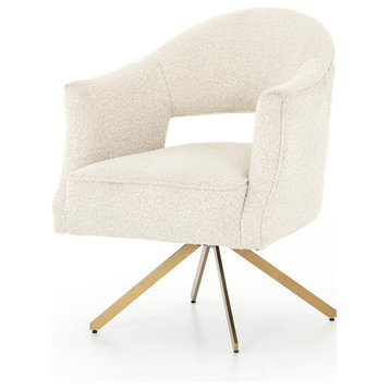 Adara Desk Chair-Knoll Natural