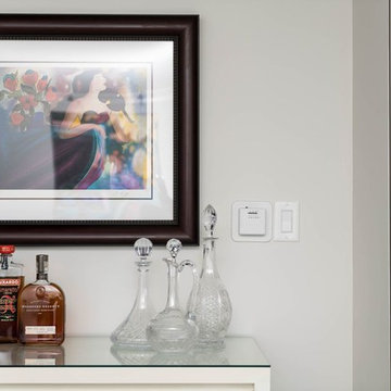 Transitional Home with Pops of Color