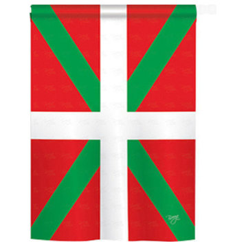 Basque 2-Sided Vertical Impression House Flag