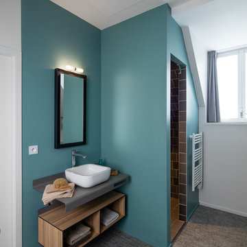 Le Carré Vert, Nantes-ancienne caserne réhabilitée en 40 logements haut de gamme