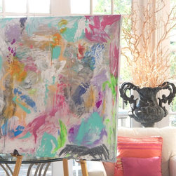 SOLD!!!   Art - Original Abstract Painting, 36 X 36 - Paintings