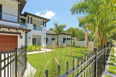 Example of a trendy exterior home design in Tampa