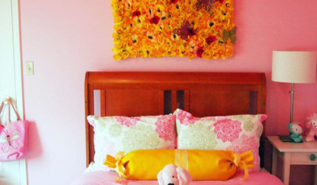DIY Project: Frilly Floral for a Child's Wall