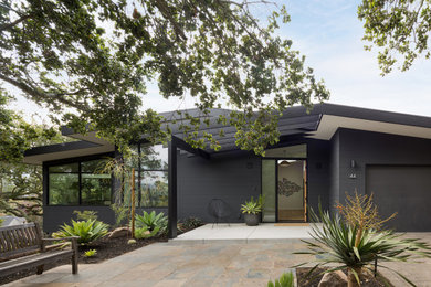 Mid-century modern exterior home photo in Other