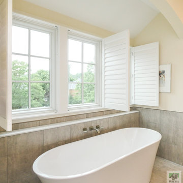 New Picture Windows in Beautiful Bathroom - Renewal by Andersen Georgia