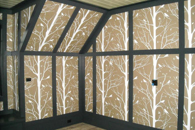 Home design - contemporary home design idea in Burlington