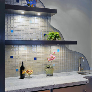 Contemporary Wet Bar in Bonita Springs, FL