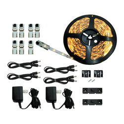 NEW Cut and Connect Series: Normal Bright Flexible Strip 12M Kit in Warm White - Undercabinet Lighting