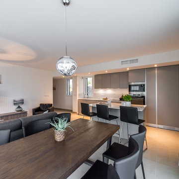 Cuisine dans un appartement neuf à Eze