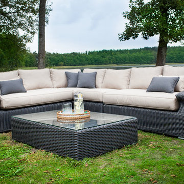 Toja Patio Furniture - Azores Sectional Set - At The Lake