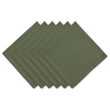 Artichoke Green Solid Na-Packin, Set Of 6