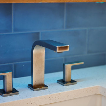 Fresh & Funky Double Bathroom Remodel