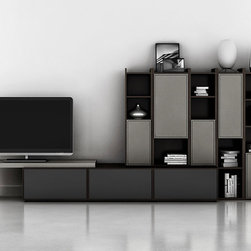 Modern Wall Unit Lyrics 15 by Huppe - $7,612.00 - Media Cabinets