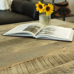 Reclaimed Wood Square Coffee Table - Coffee Tables