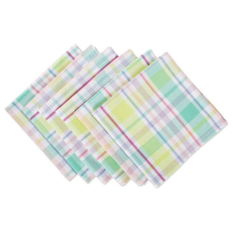DII Spring Plaid Napkin, Set of 6