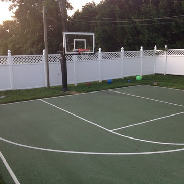 Hy C's Pro Dunk Gold Basketball System on a 30x30 in Longbranch, NJ