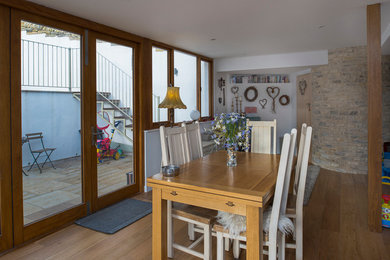Inspiration for a contemporary dining room in Other.
