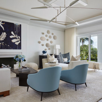 Transitional Living Room