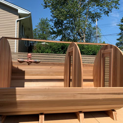 Halfway done building the sauna! - Saunas
