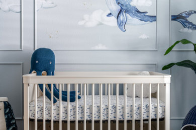 Inspiration for a transitional nursery remodel in Tampa