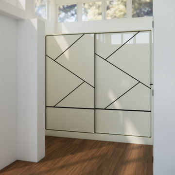 Geometric Art Closet