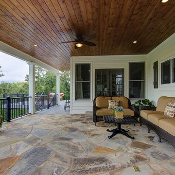 Upper / Lower Stone Patio Deck & Porch