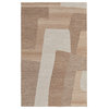 Middleton Modern Abstract, Brown/Tan/Ivory, 2'x3' Accent Rug