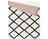 L'Baiet Halle Moroccan Trellis White Modern Soft Shag 8' x 10' Fabric Area Rug