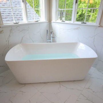 Pure Luxury: Master Bathroom Remodel with Freestanding Tub and Dual Vanities