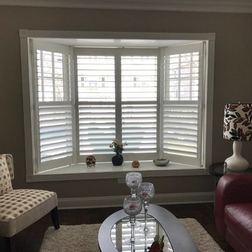 Bay Window Plantation Shutters