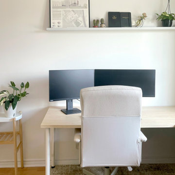 Bedroom Transformation to Home Office