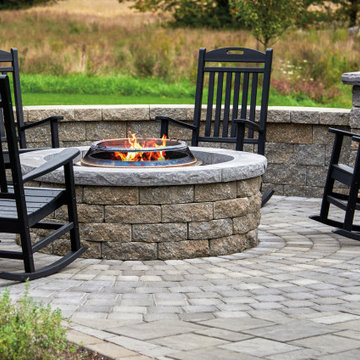 Cozy Stone Fire Pit