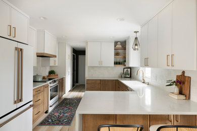 Design ideas for a scandinavian kitchen in Minneapolis.