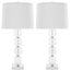 Safavieh Giulia Glass Table Lamps, Set of 2, White