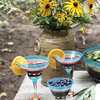 Mosaic Chalk Martini Glasses, Set of 2