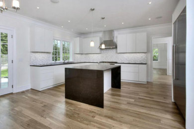 Kitchen - transitional kitchen idea in New York