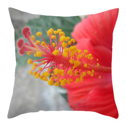BACK to BASICS - Hibiscus Pillow Cover, 20x20 - Decorative Pillows