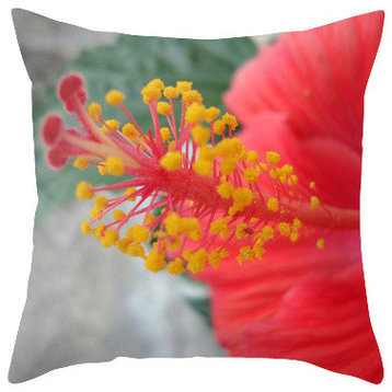 Hibiscus Pillow Cover, 16x16