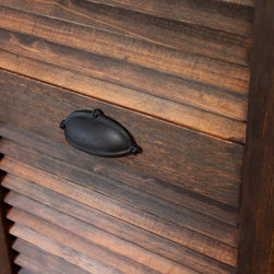 アンティーク金物　真鍮カップツマミ - キャビネット＆引き出しのノブ