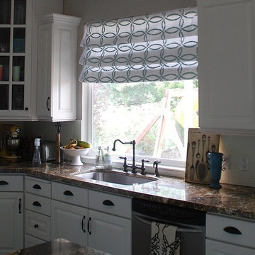 The best designs for kitchen roman blinds and curtains